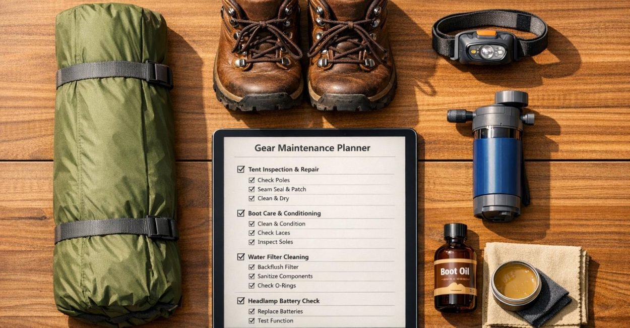 Outdoor Gear Maintenance Planner